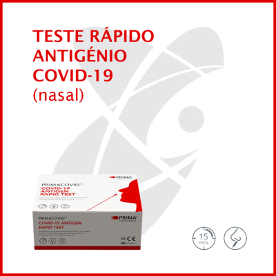Teste rpido antignio covid-19 Prima