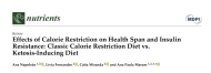 Efeitos da restrição calórica na longevidade e na resistência à insulina